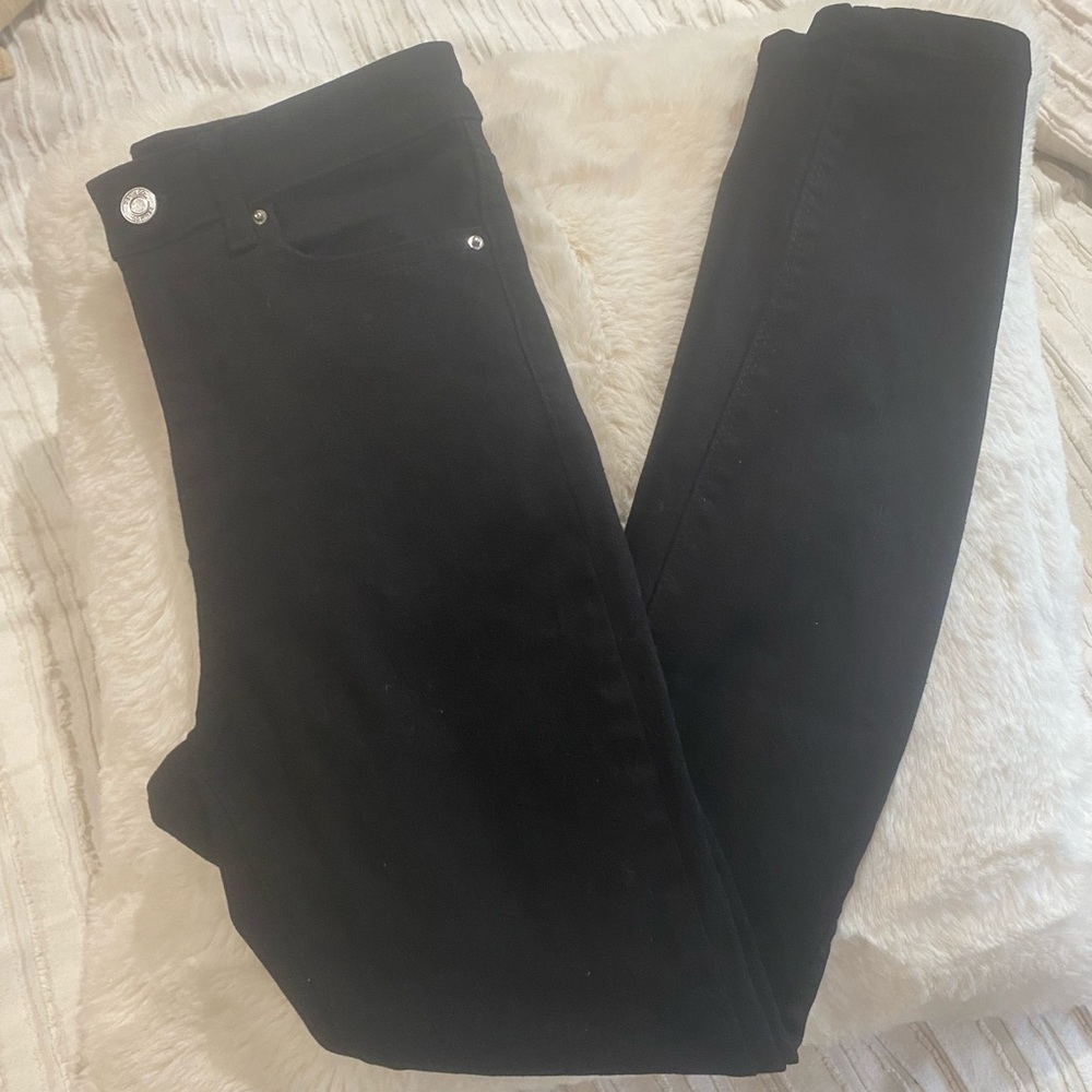Primark black high waisted jeans
